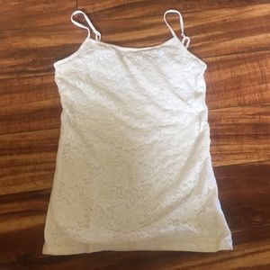 White Floral Lace Camisole